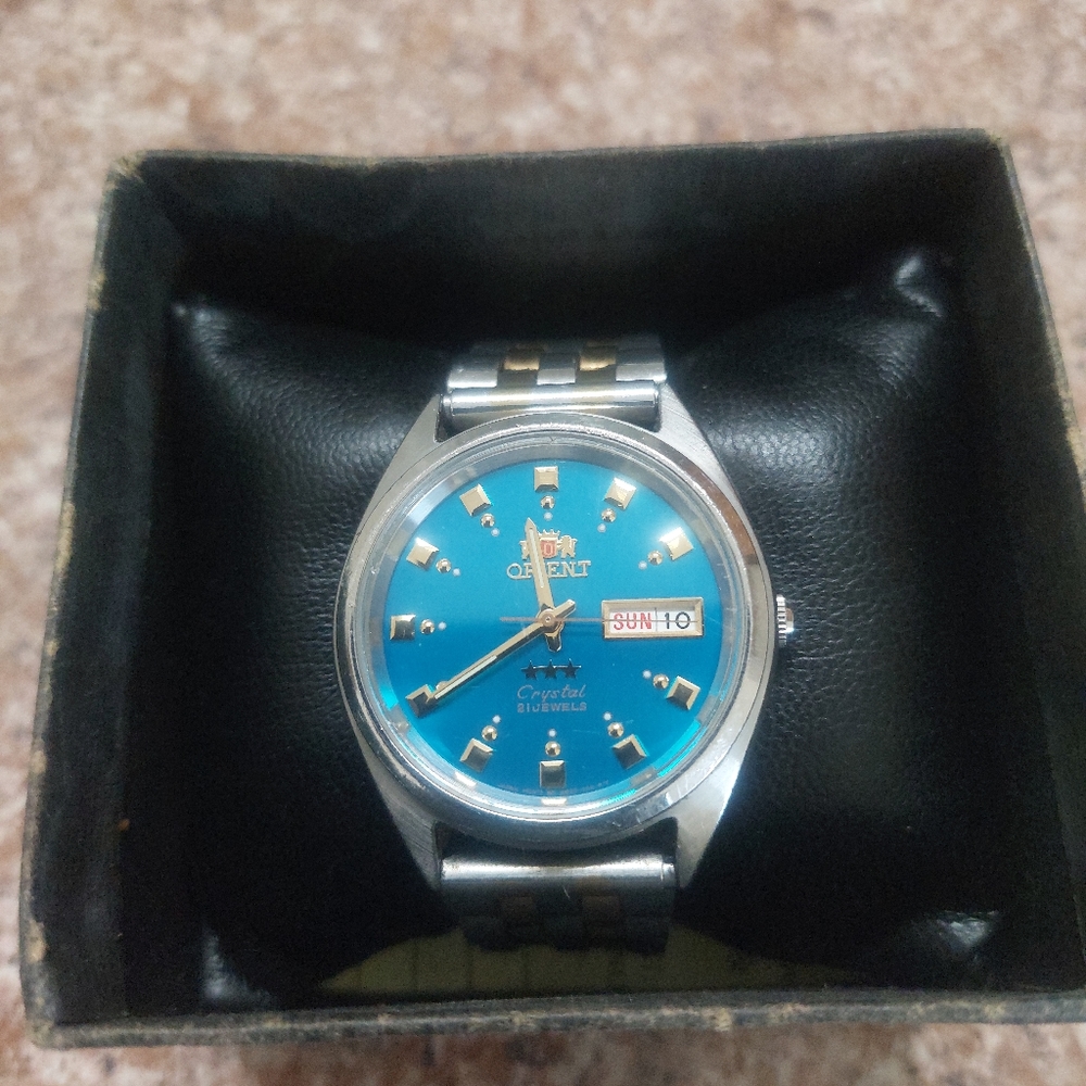Orient TriStar Day-Date w/Custom Band